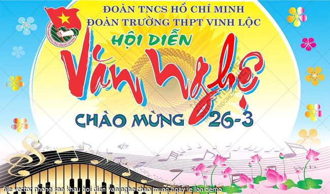 file vector phong san khau hoi dien van nghe chao mung ngay le lon